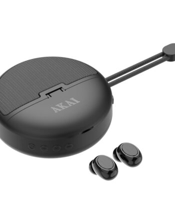 Akai BTE-J500BT Ασύρματα in-ear ακουστικά με φορητό ηχείο με Bluetooth, USB, AUX, TF, ΤWS και Handsfree