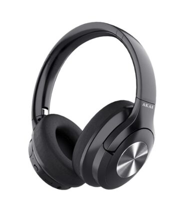 Akai BTH-P100 Ασύρματα over ear αναδιπλούμενα ακουστικά με Bluetooth, Handsfree και Aux-In