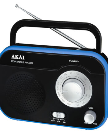 Akai PR003A-410B Φορητό αναλογικό ραδιόφωνο με είσοδο ακουστικών