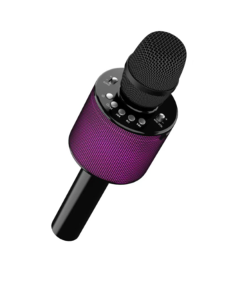AKAI PartyVoice Mic Ασύρματο Μικρόφωνο Karaoke με Ηχείο, Bluetooth 5.4, 2.4 GHz & RGB Φωτισμό