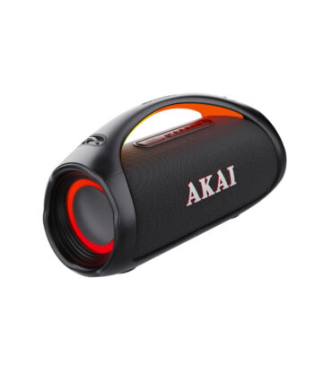 Αkai Wavestormer Φορητό αδιάβροχο ηχείο Bluetooth 110W RMS, AUX-IN, USB με LED, IPX6