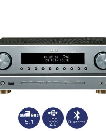 Akai AS005RA-750BT Ραδιοενισχυτής Home Theater / Karaoke με Bluetooth & USB, 200W RMS